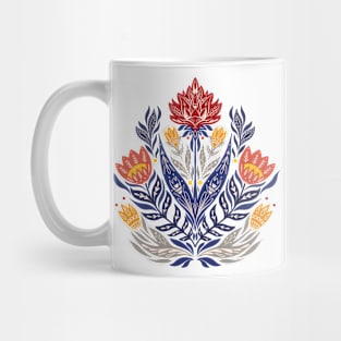 Folk art flowers Mug